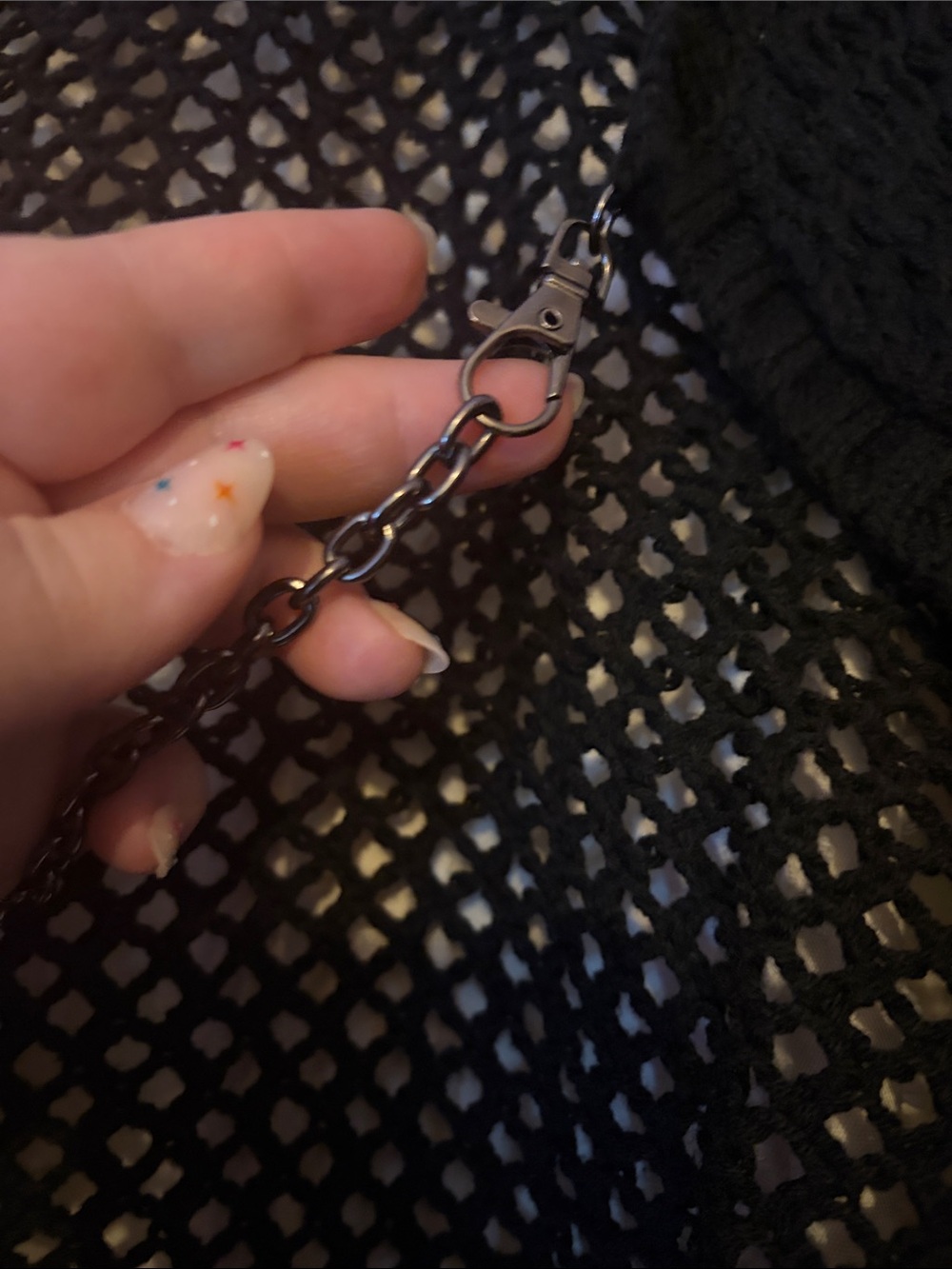 Torrid Nightfall Chain Ultra Crop Cardigan - Picture 5 of 5
